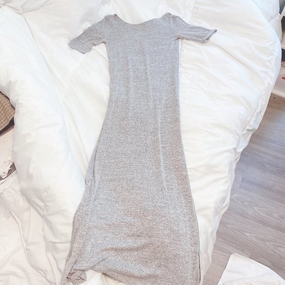 Aritzia Wilfred Free Knit Long Flowy Dress - Picture 3 of 4